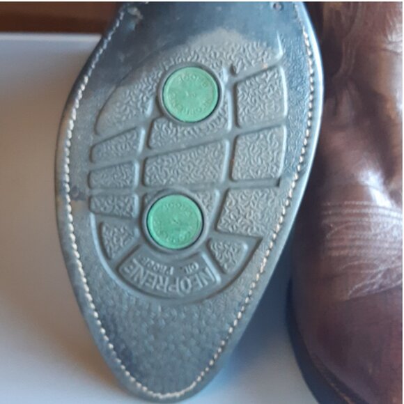 NOCONA SZ 11D Brown Men's Leather Western Boots - Picture 6 of 14